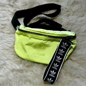 NEW Adidas Belt Bag Chest Bag Fanny Pack ADIDAS OG purse Neon Yellow
